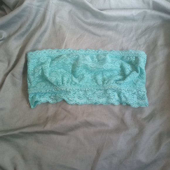Victoria's Secret Turquoise Bandeau Bralette Small - Picture 1 of 4